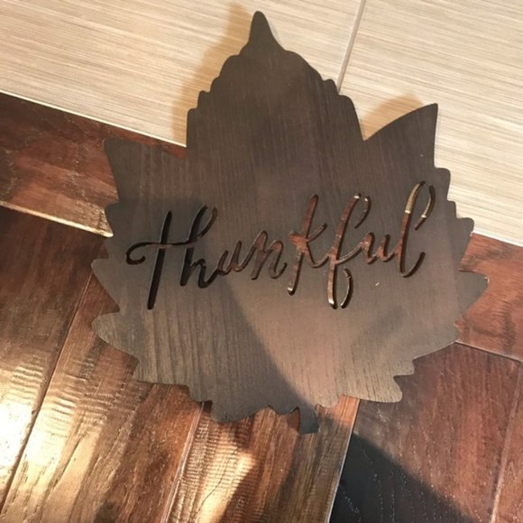 Micheals thanksgiving thankful wood sign - Picture 8 of 8